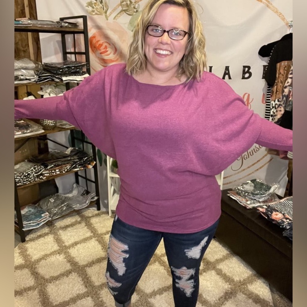 Purple Dolman Top